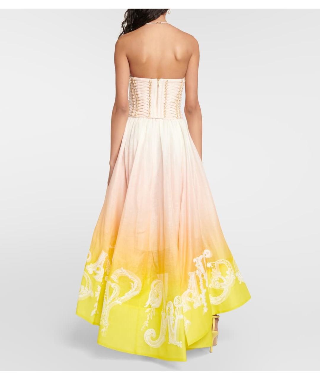 ZIMMERMANN Розовое шелковое коктейльное платье, фото 6