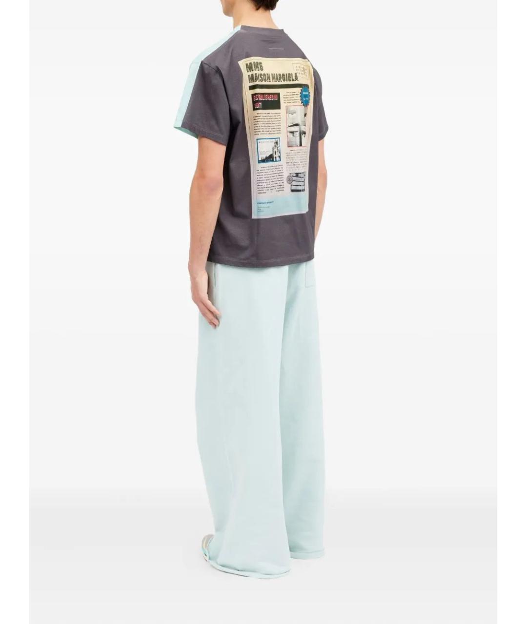 MM6 MAISON MARGIELA Мульти хлопковая футболка, фото 4