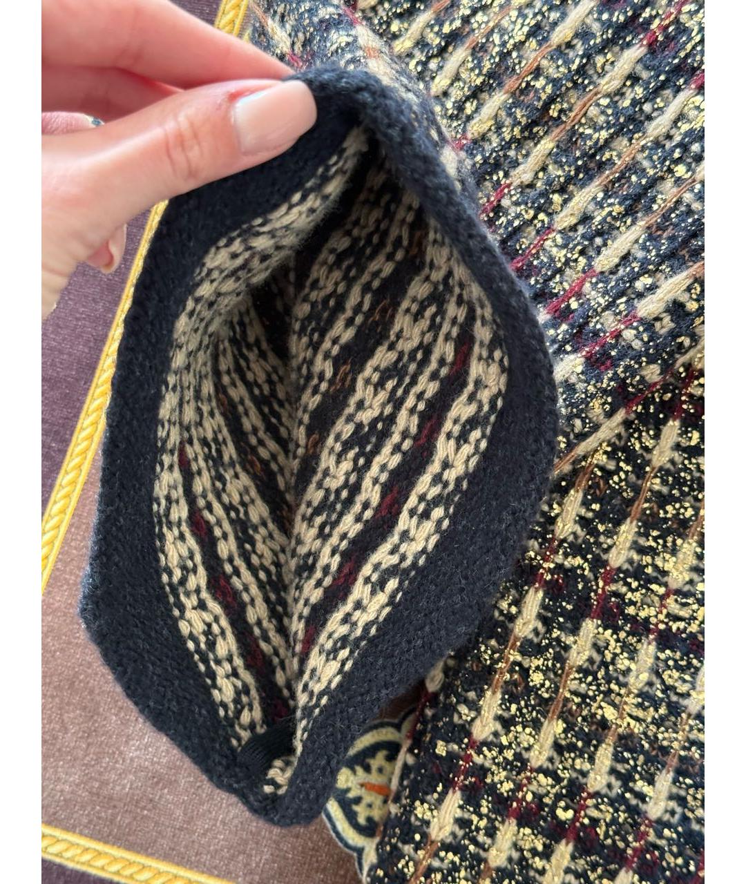 CHANEL Коричневое шерстяное пальто, фото 5