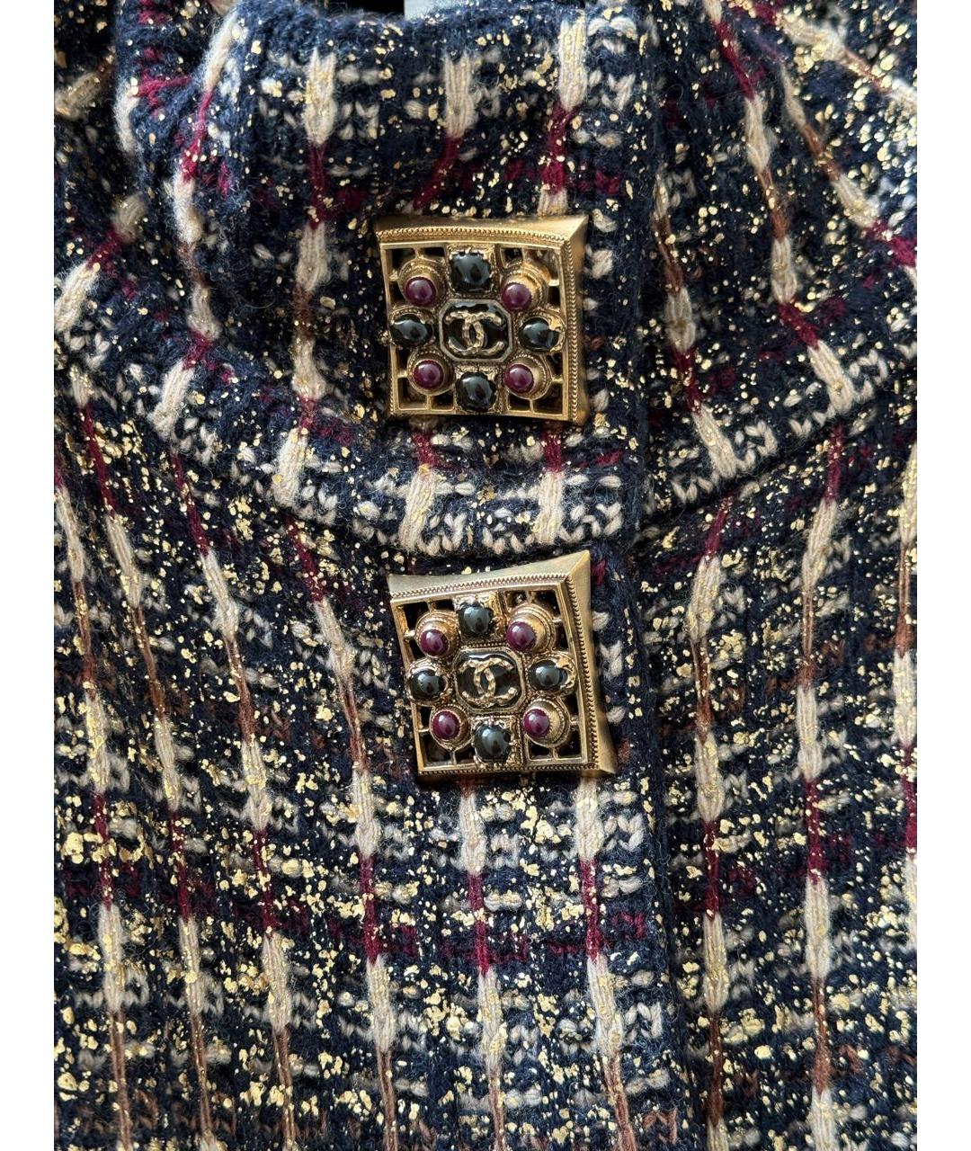 CHANEL Коричневое шерстяное пальто, фото 7