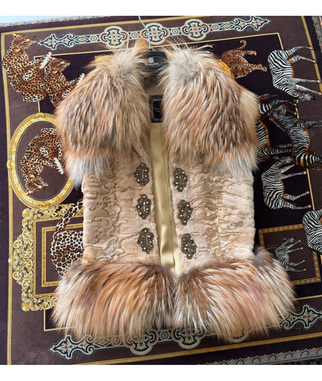 CHRISTIAN DIOR Меховая жилетка, фото 8