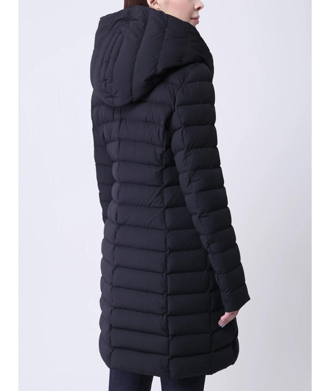 MONCLER Черный полиамидовый пуховик, фото 3