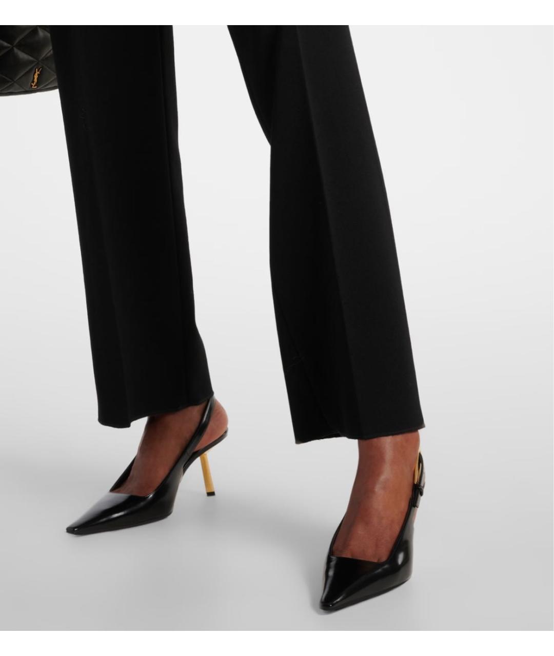 SAINT LAURENT Черные туфли из лакированной кожи, фото 6