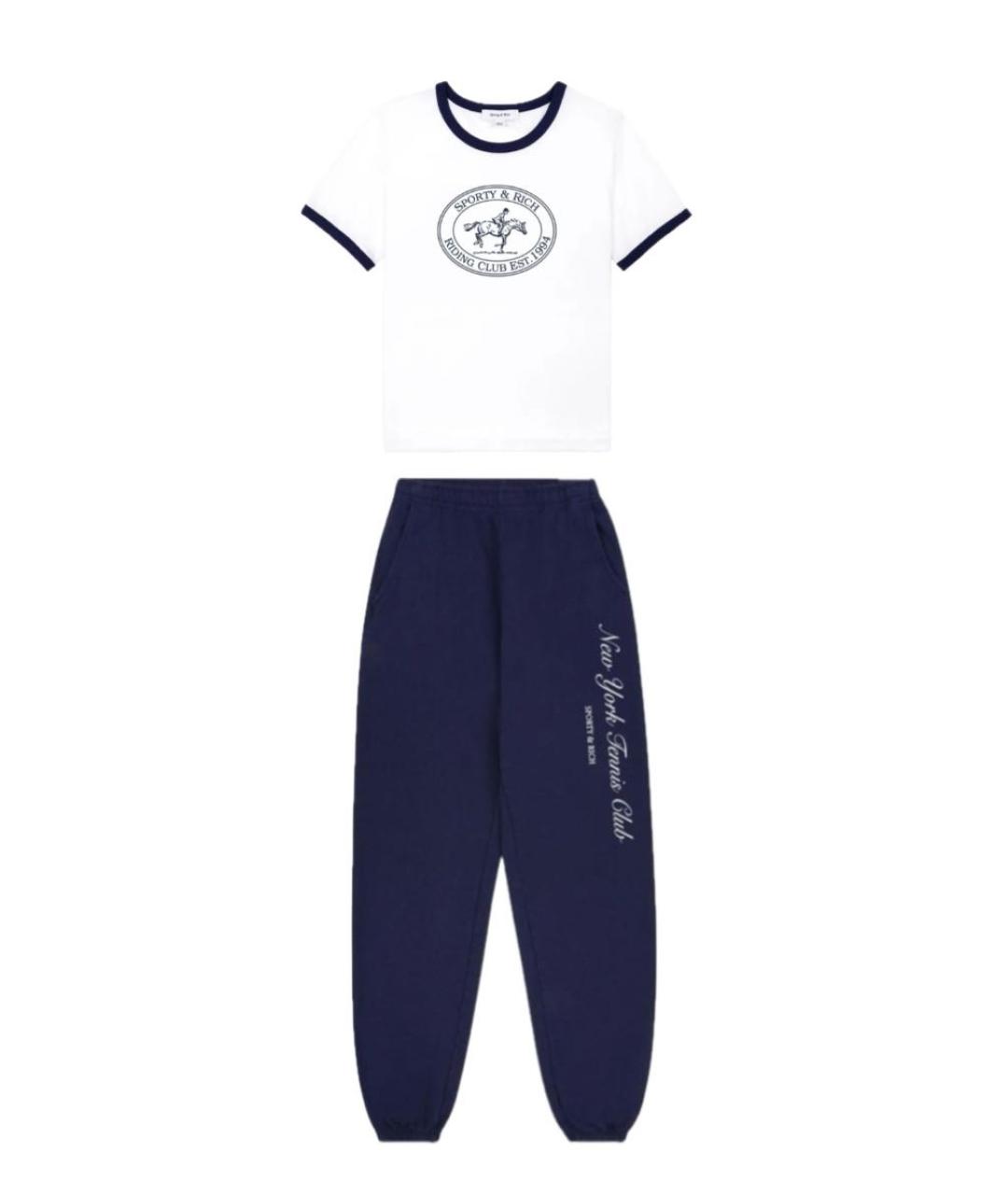 SPORTY AND RICH Хлопковый спортивные костюмы, фото 1