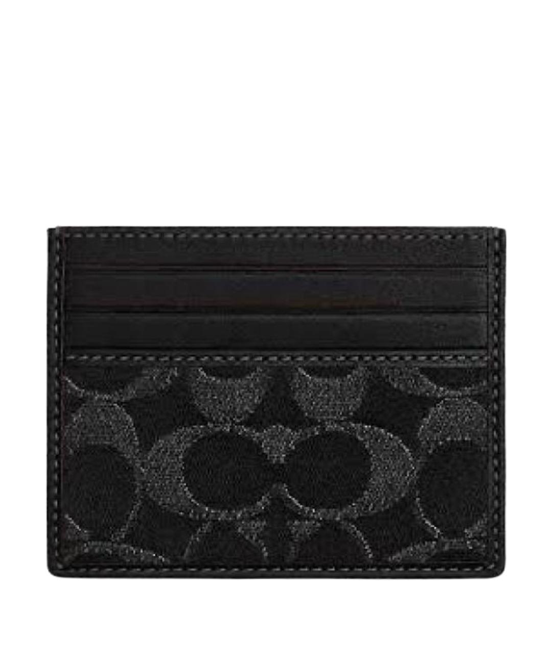 COACH Черный кардхолдер, фото 1