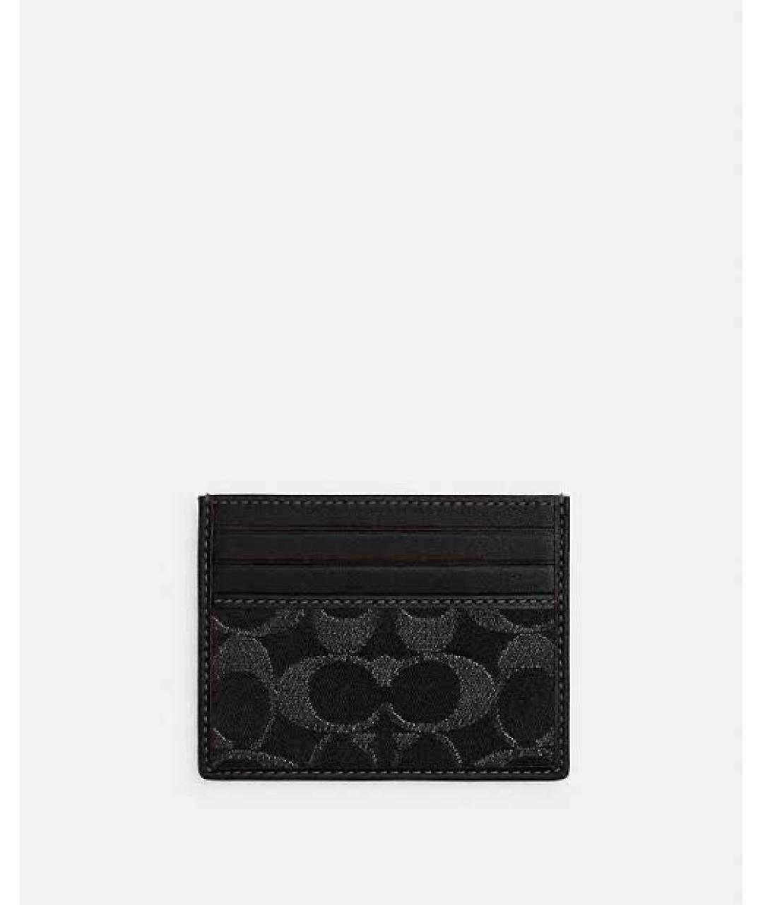 COACH Черный кардхолдер, фото 5