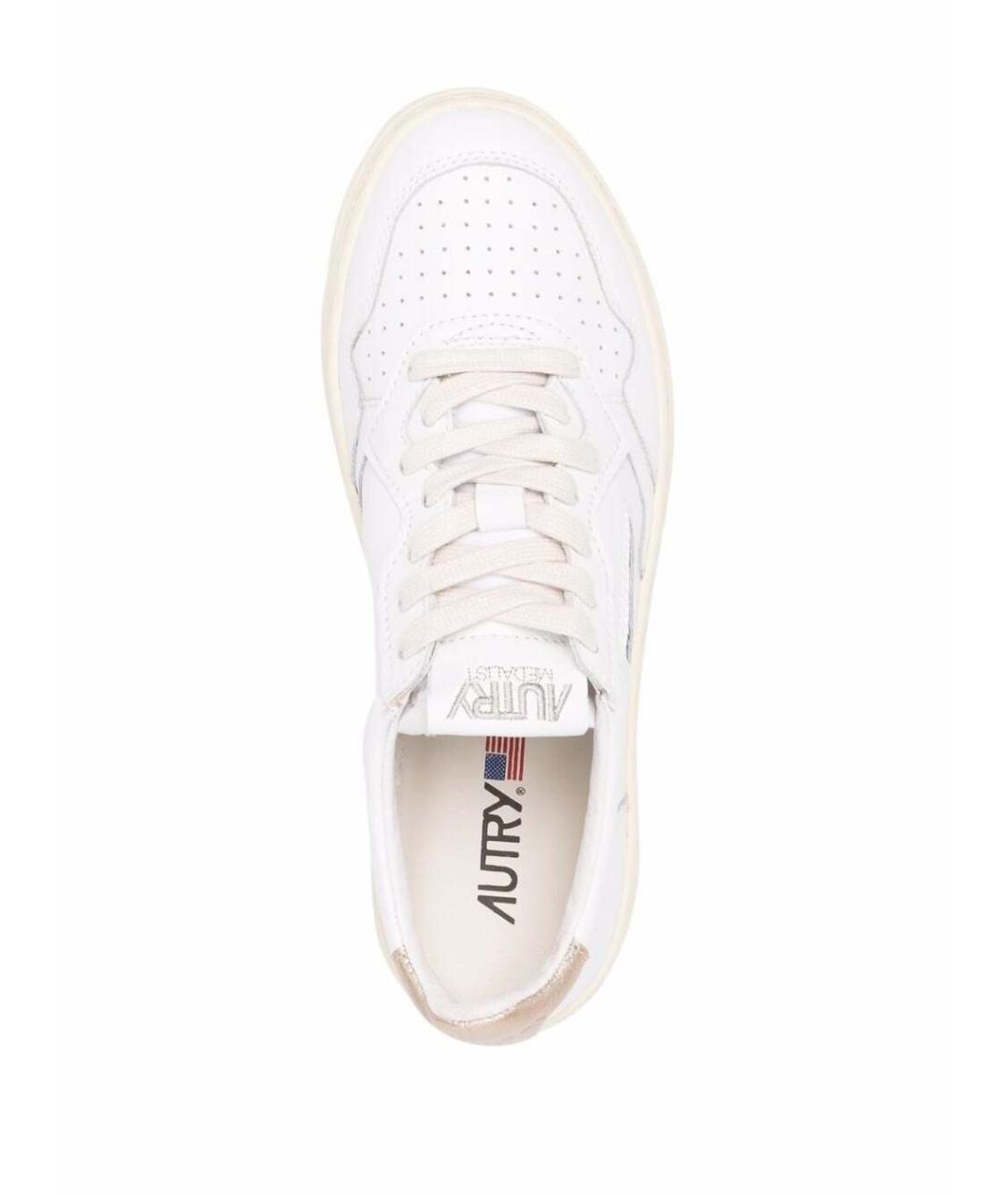AUTRY Белые кожаные кроссовки, фото 2