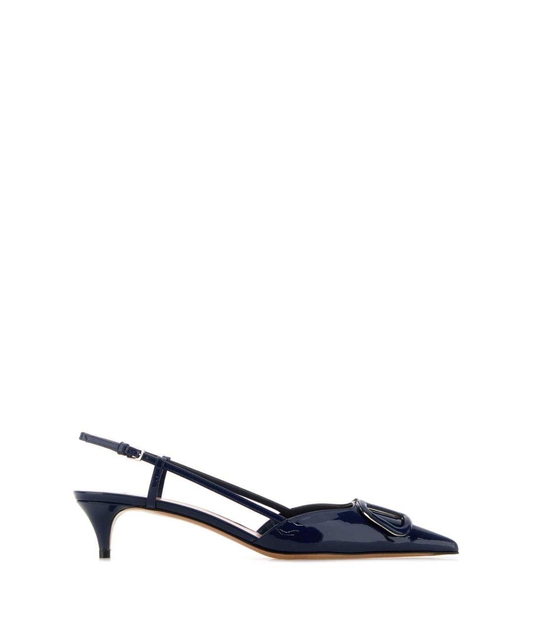 VALENTINO Синие туфли из лакированной кожи, фото 1