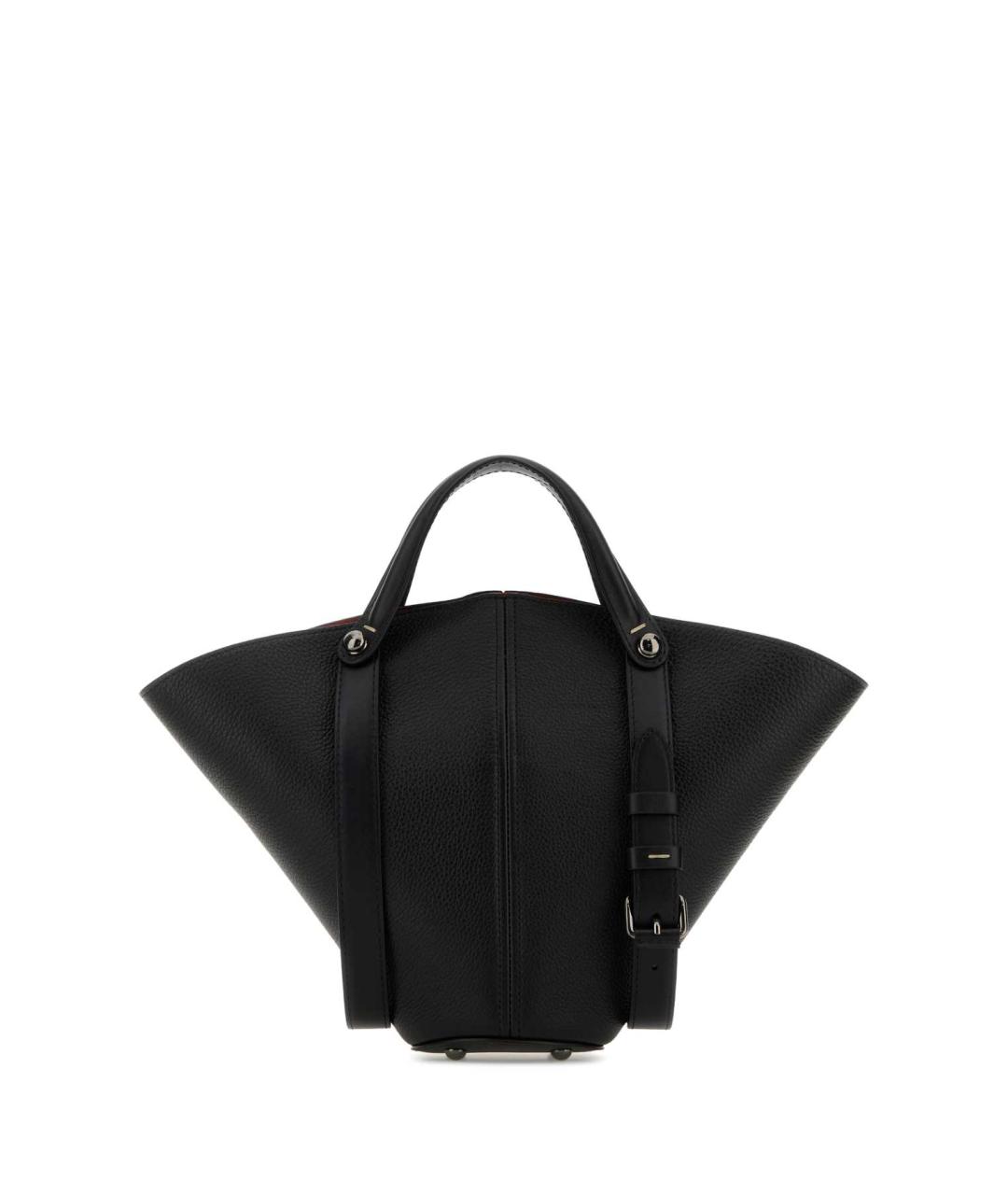 MAISON MARGIELA Черная кожаная сумка тоут, фото 1