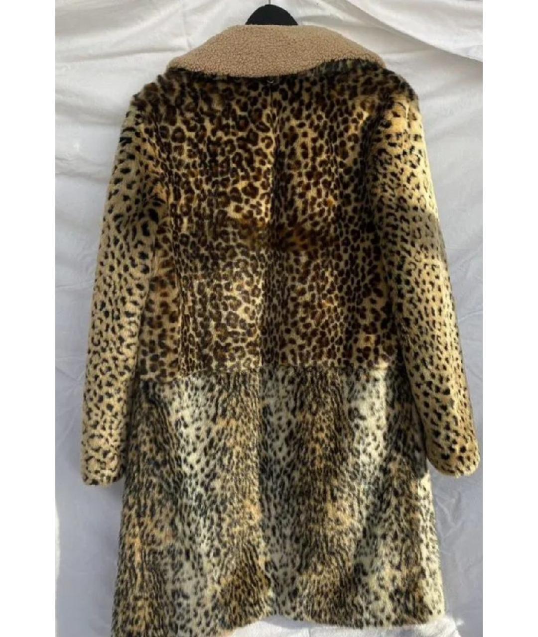 TWIN-SET Коричневая шуба, фото 2