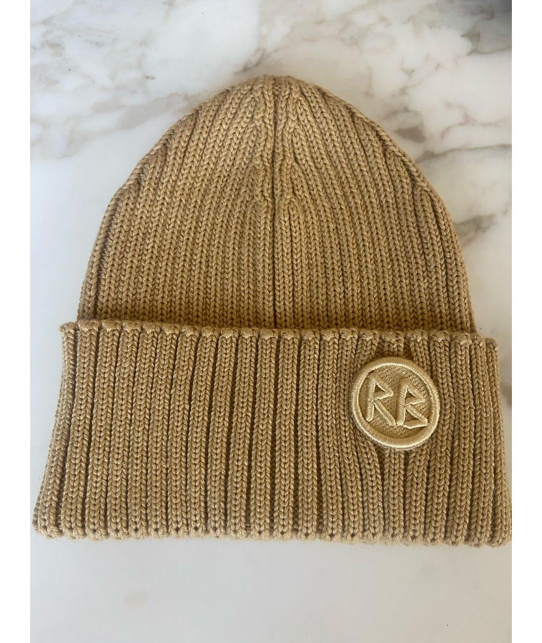 RUSLAN BAGINSKIY Горчичная шерстяная шапка, фото 4