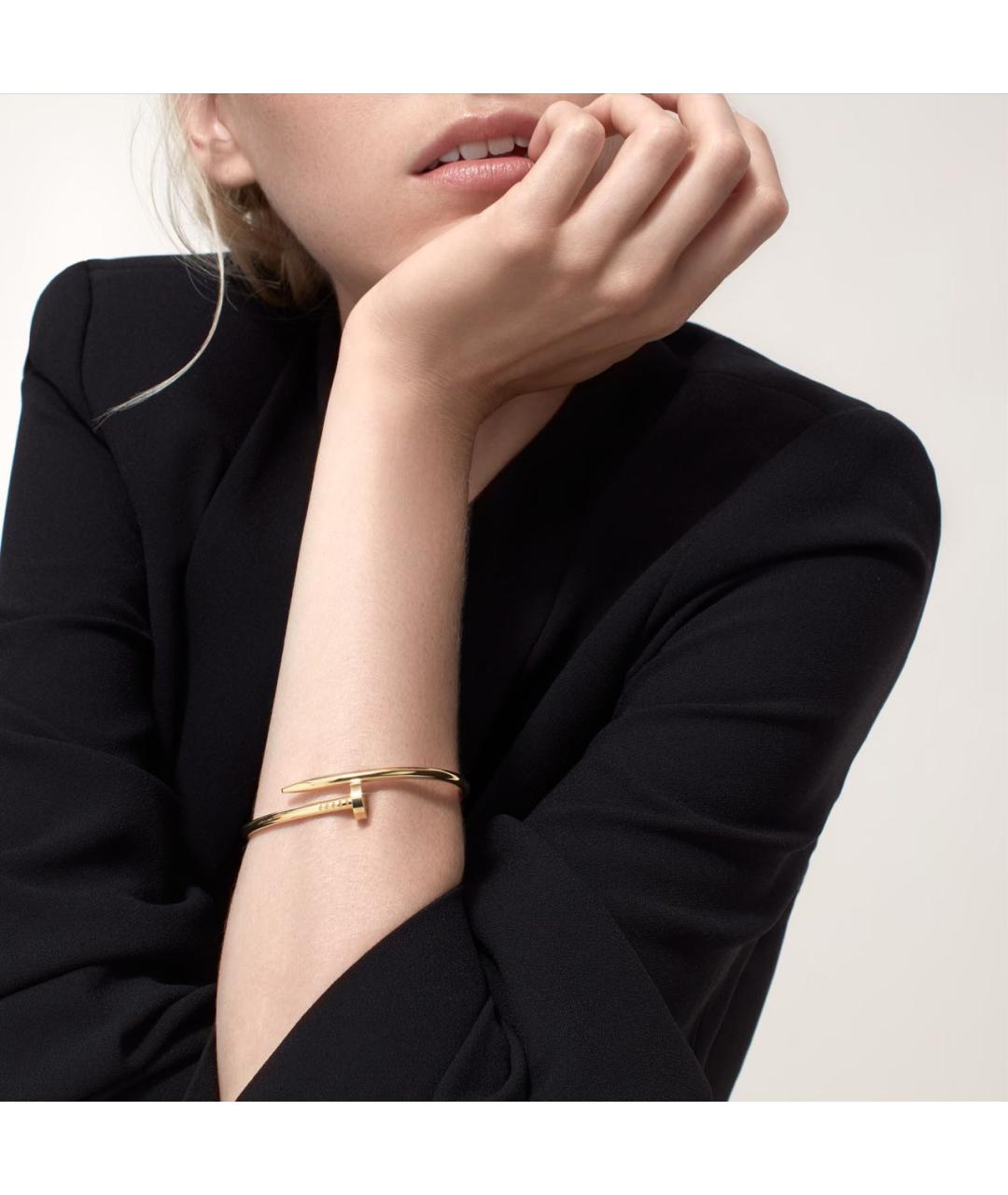 CARTIER Зеленый браслет из желтого золота, фото 3