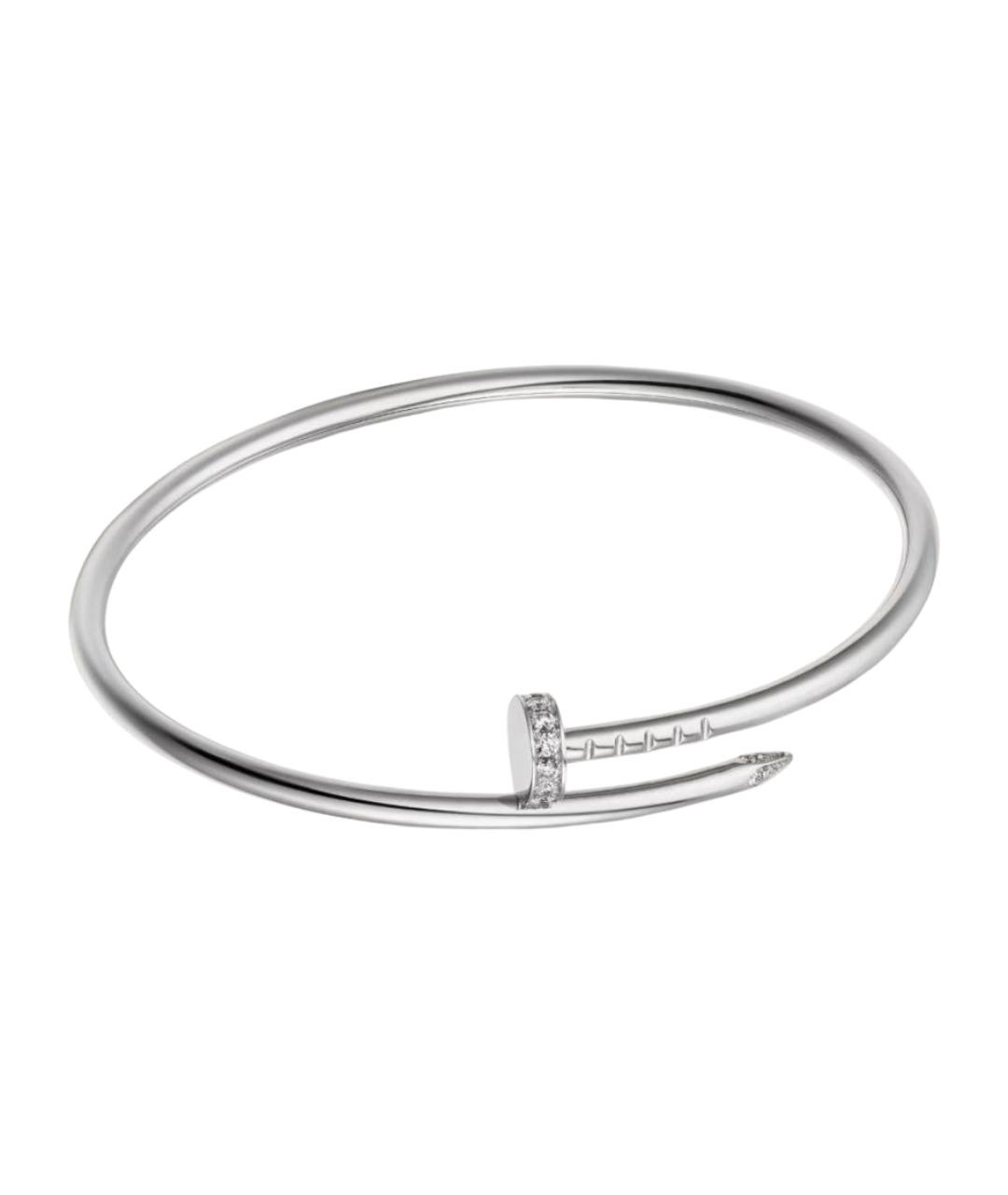 CARTIER Серебрянный браслет из белого золота, фото 1