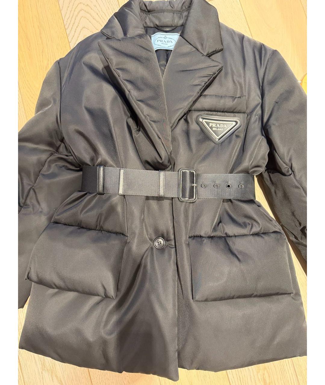 PRADA Черный пуховик, фото 4