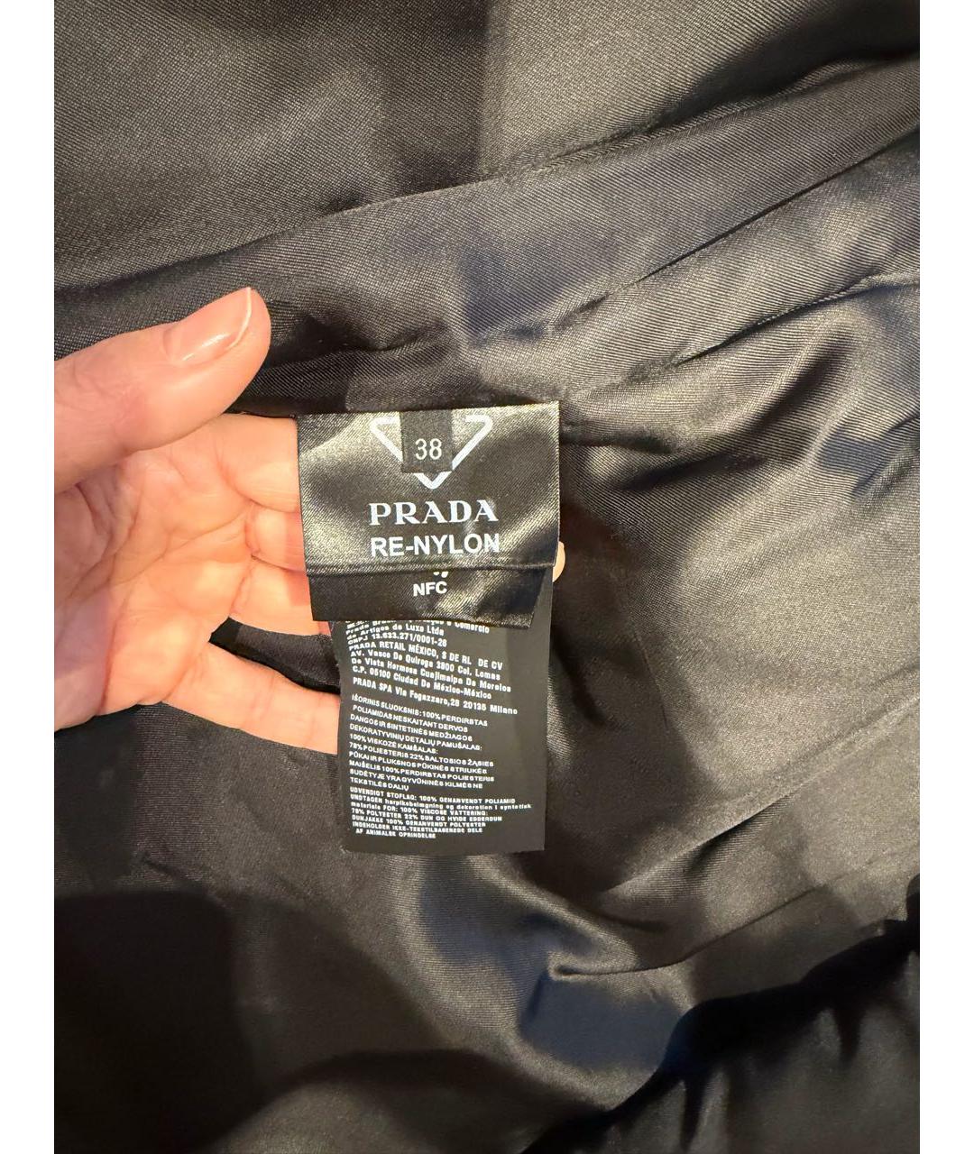PRADA Черный пуховик, фото 5