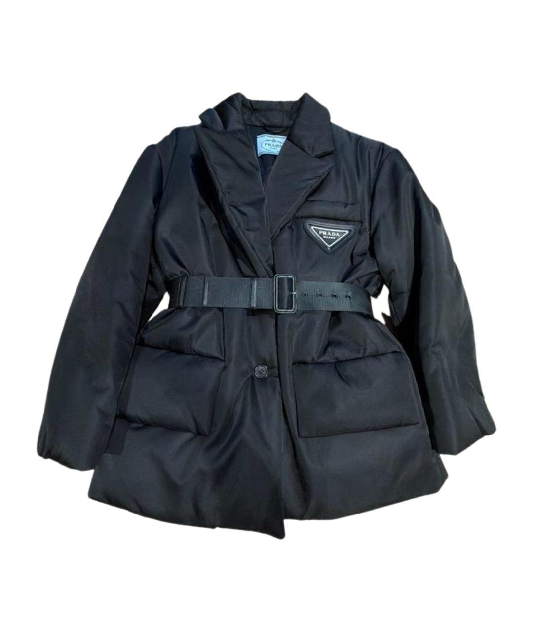 PRADA Черный пуховик, фото 1