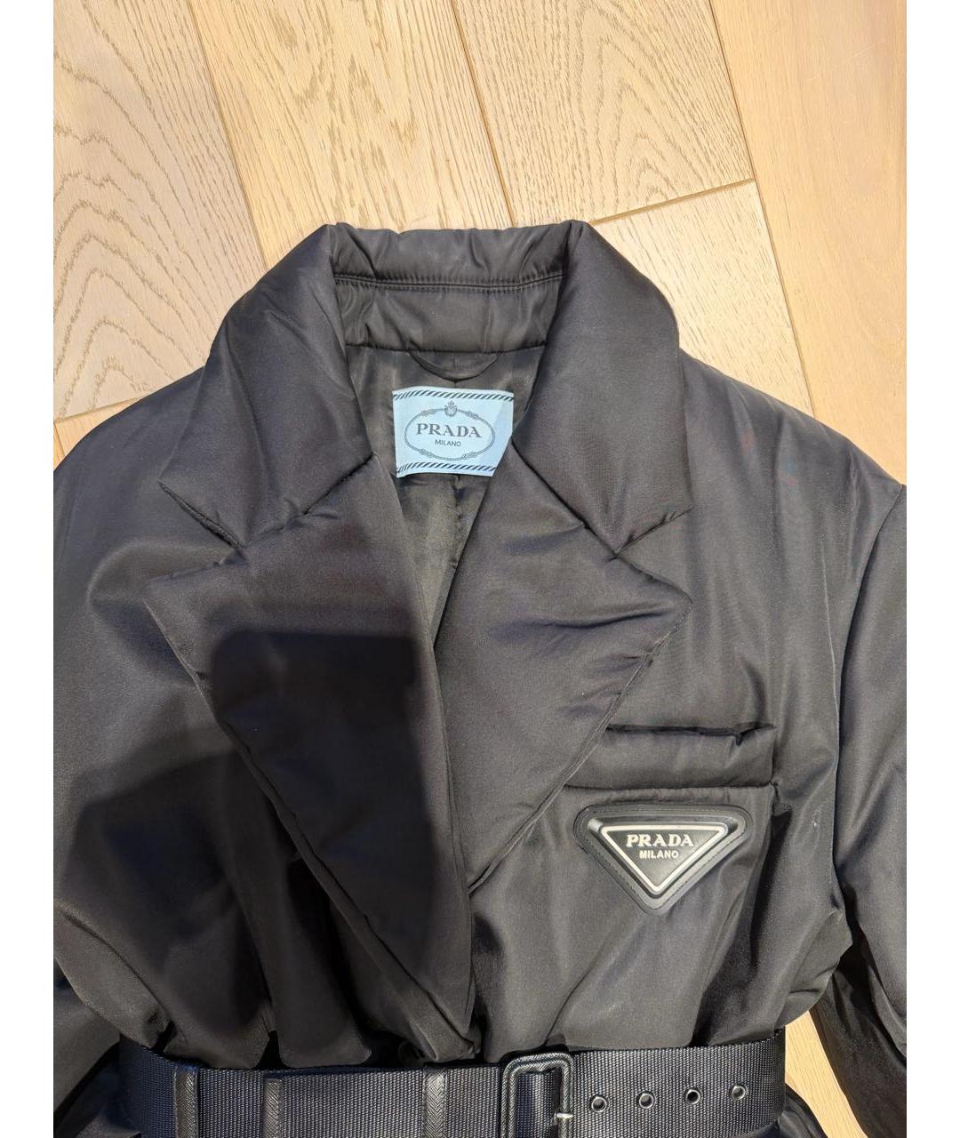 PRADA Черный пуховик, фото 3
