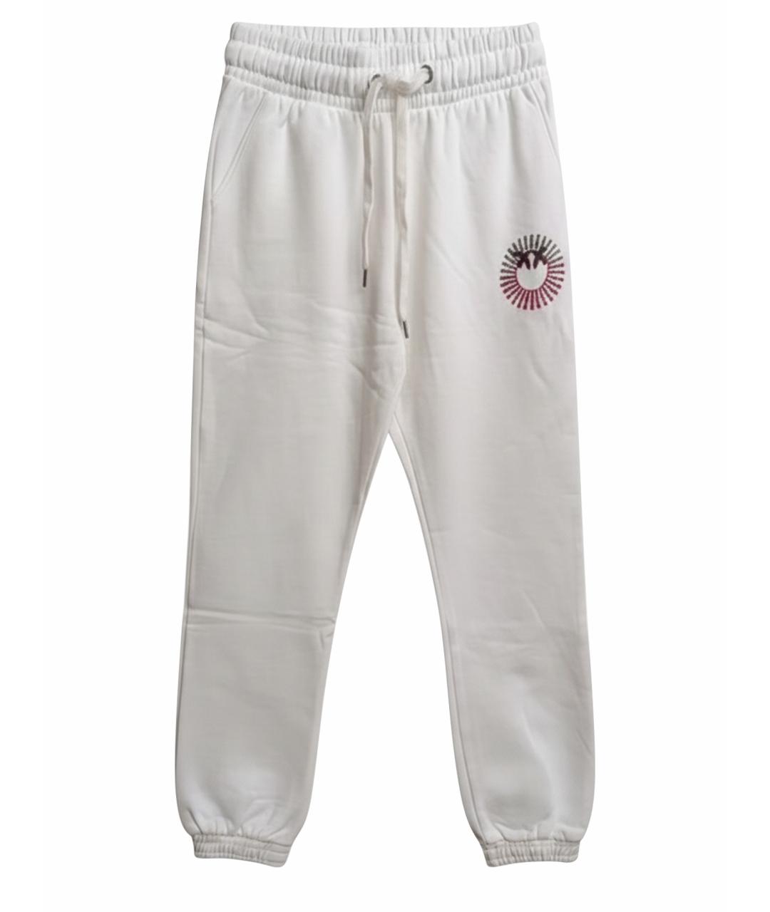 PINKO Белые хлопковые спортивные брюки и шорты, фото 1