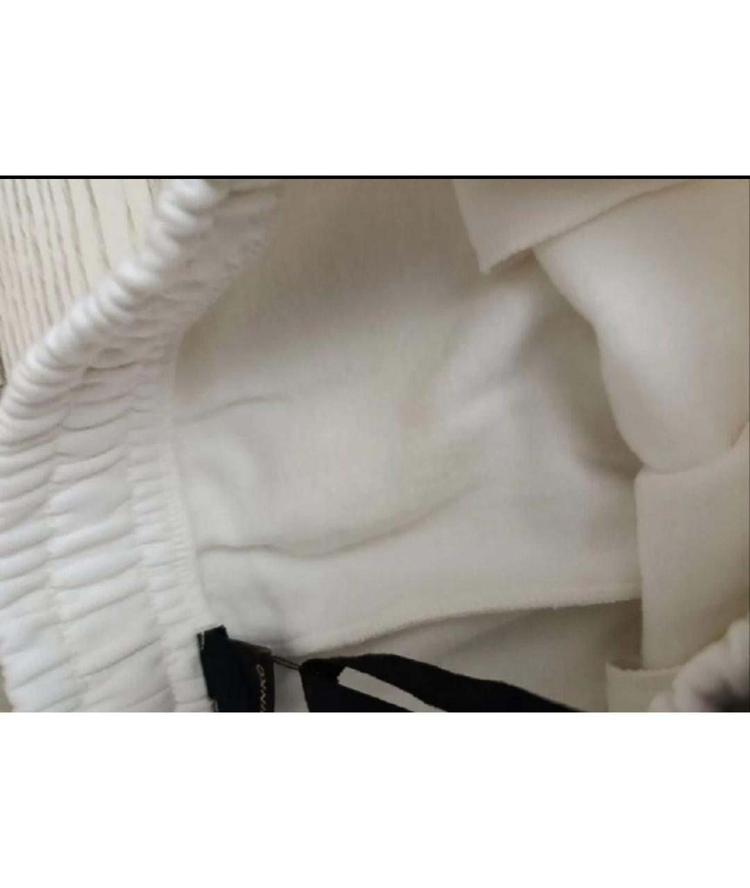 PINKO Белые хлопковые спортивные брюки и шорты, фото 4