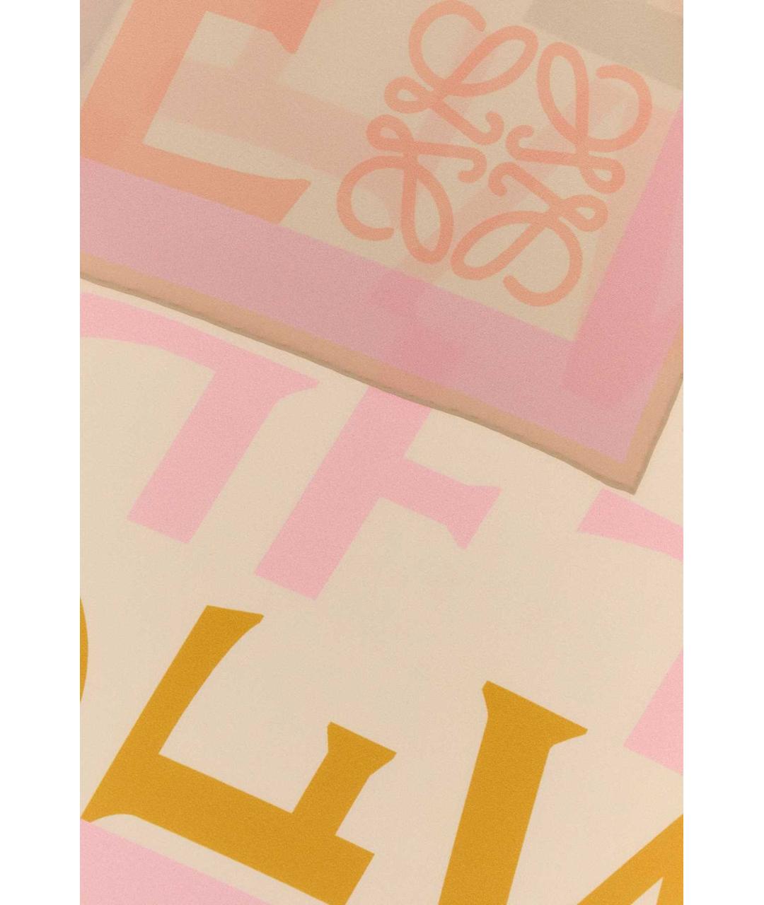 LOEWE Мульти шелковый шарф, фото 2