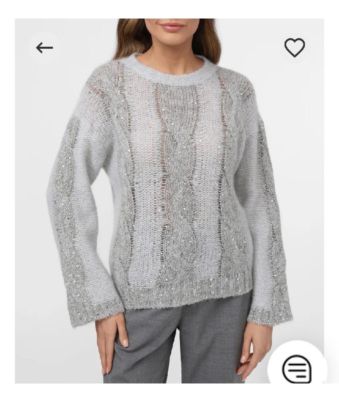 PANICALE Серый джемпер / свитер, фото 4