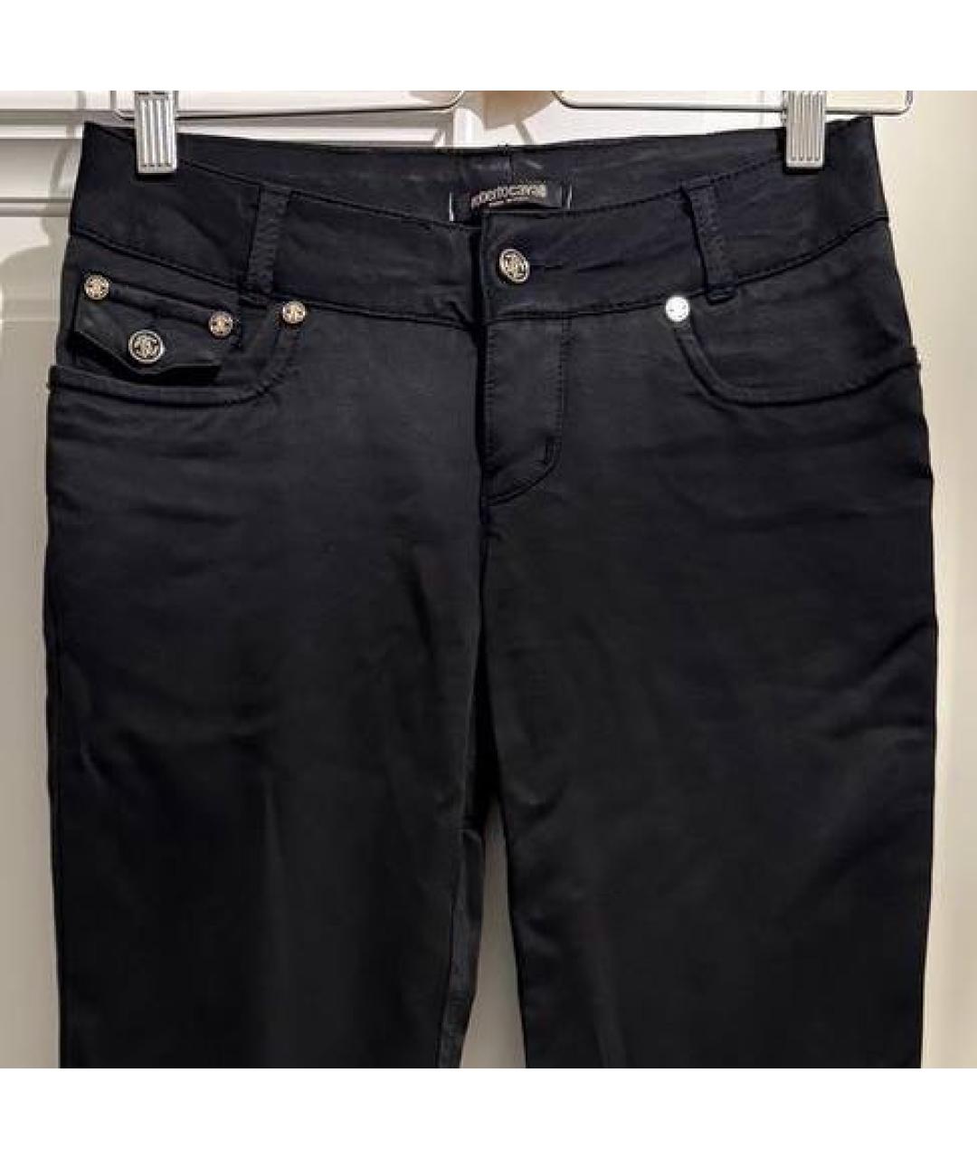 ROBERTO CAVALLI Черные джинсы клеш, фото 3