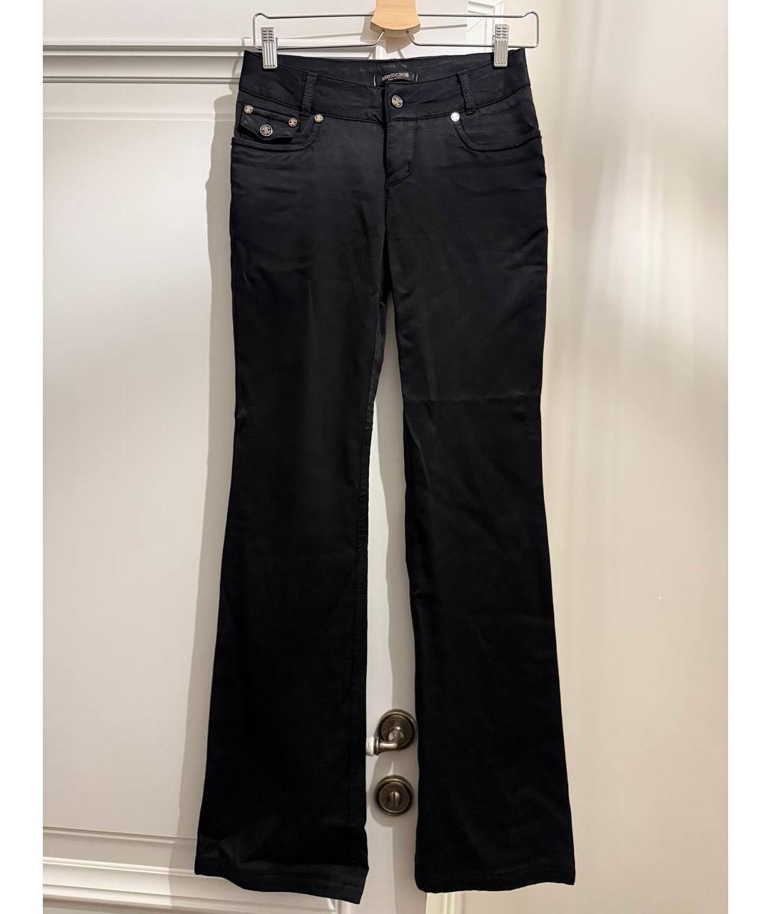 ROBERTO CAVALLI Черные джинсы клеш, фото 4