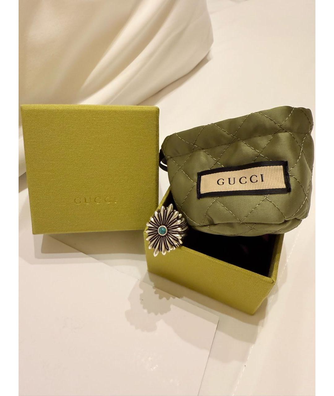 GUCCI Серебряное серебряное кольцо, фото 2