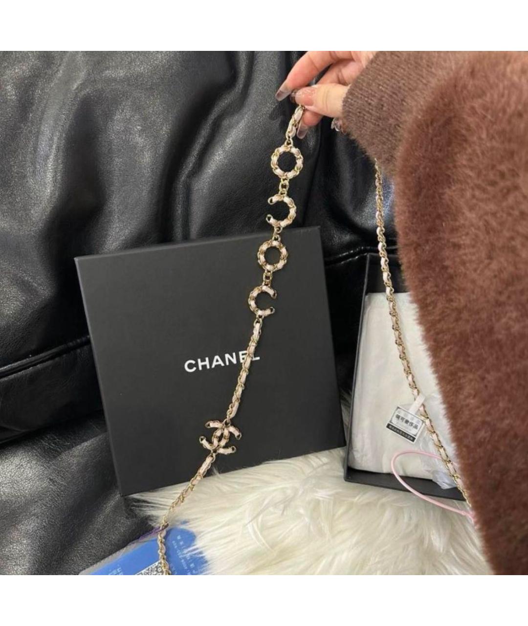 CHANEL Розовая кожаная сумка через плечо, фото 6