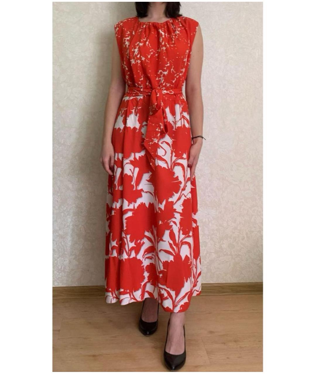 PRADA Красный вискозный сарафан, фото 3