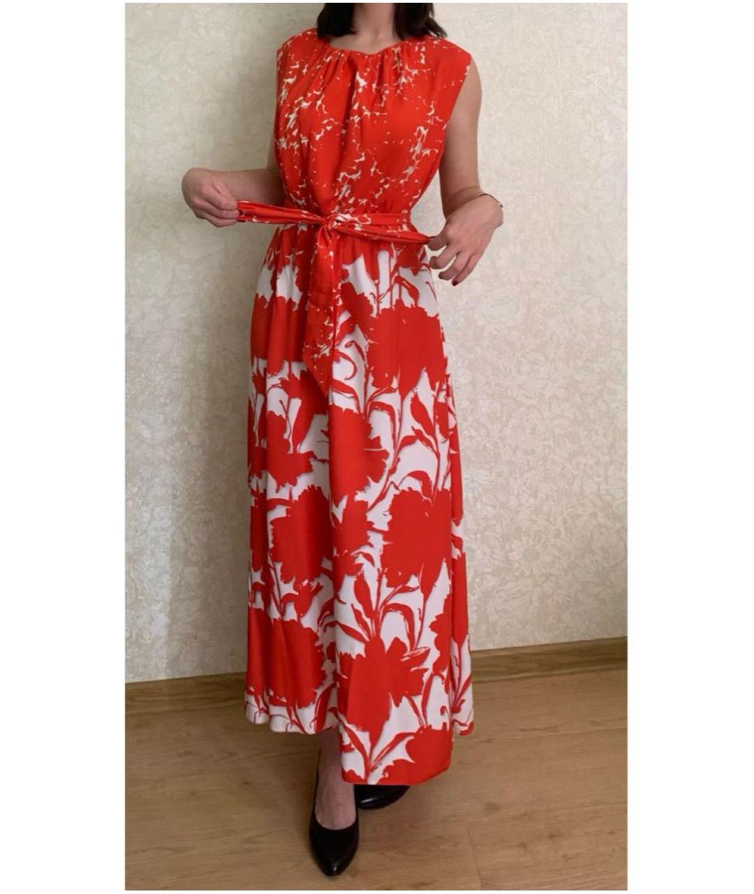 PRADA Красный вискозный сарафан, фото 2