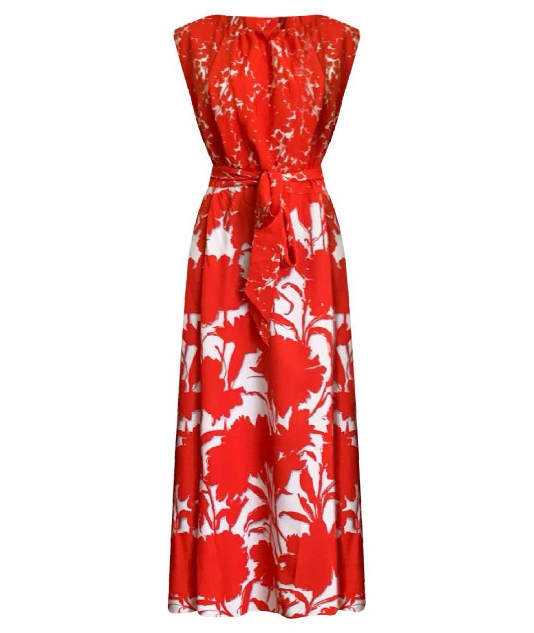 PRADA Красный вискозный сарафан, фото 1
