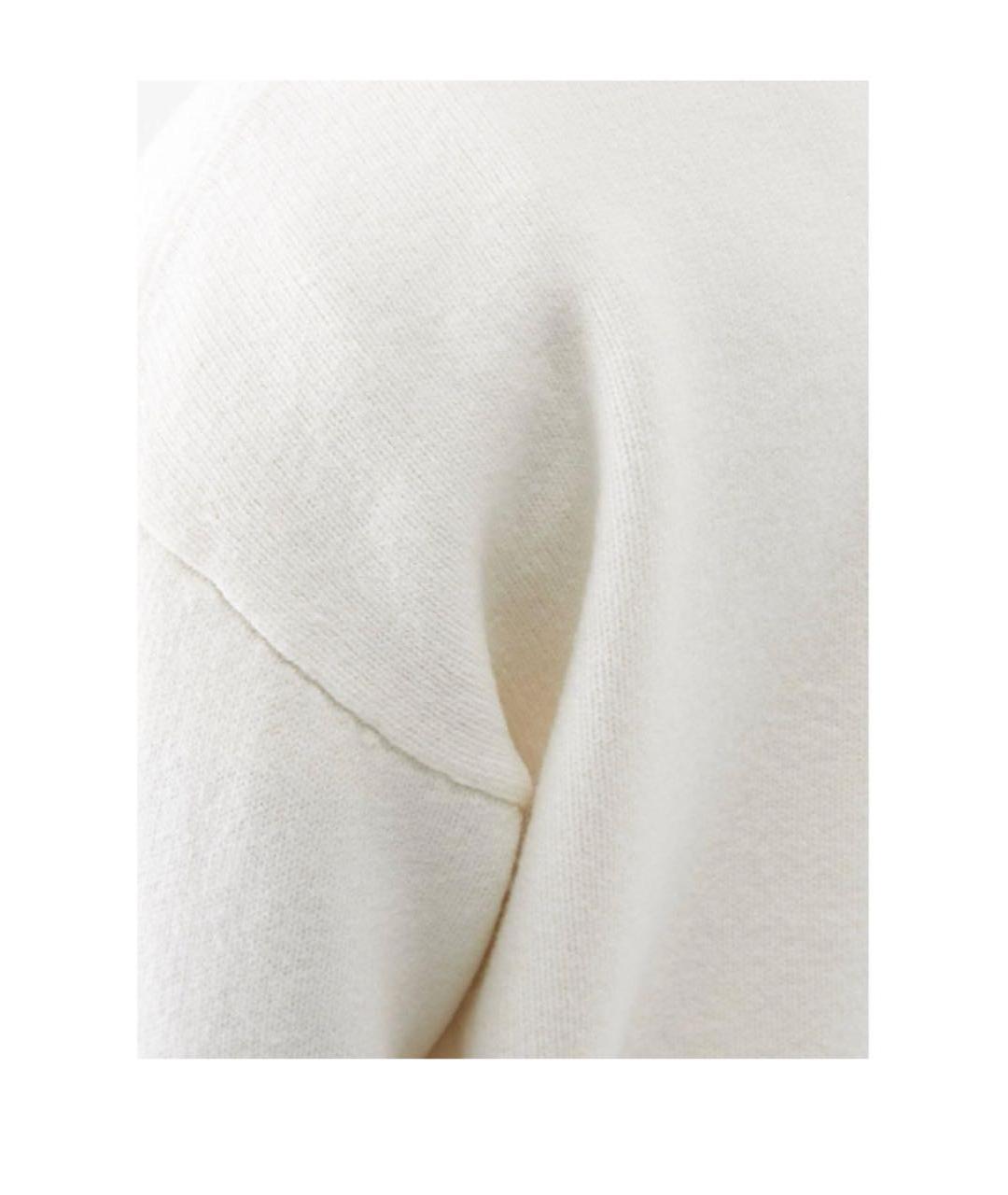 Ami Paris Белый шерстяной джемпер / свитер, фото 6