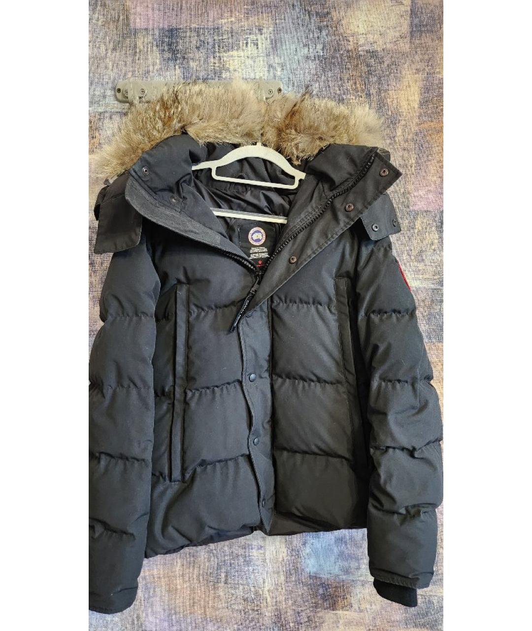 CANADA GOOSE Черный пуховик, фото 5