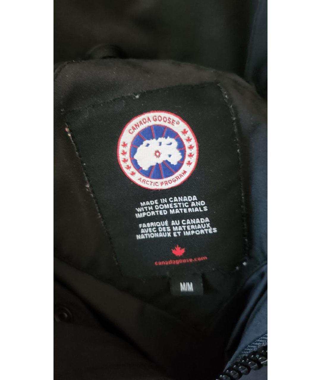 CANADA GOOSE Черный пуховик, фото 2