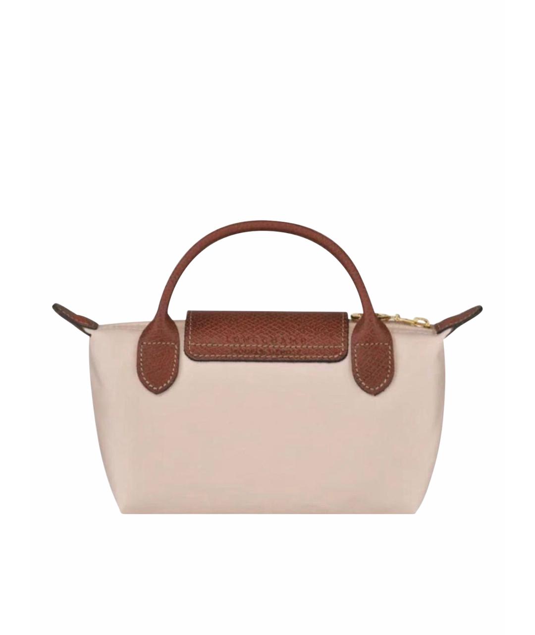 LONGCHAMP Бежевая сумка с короткими ручками, фото 1