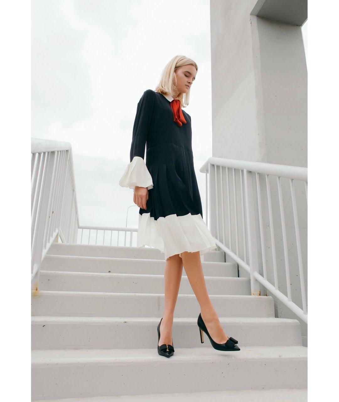 GUCCI Черное шелковое платье, фото 5