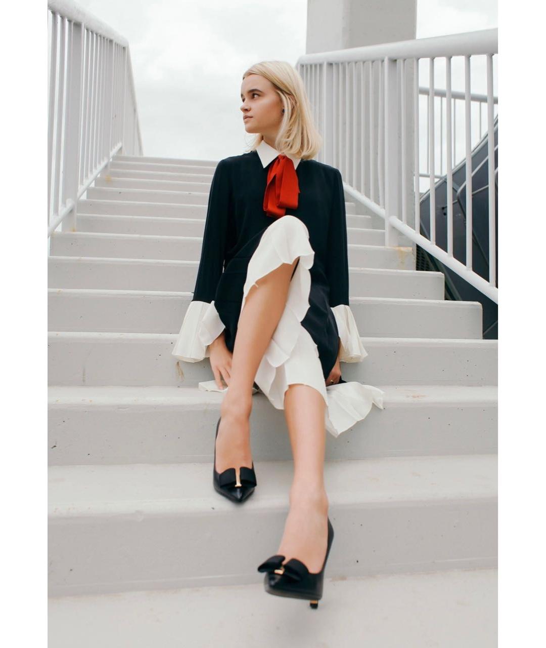 GUCCI Черное шелковое платье, фото 4