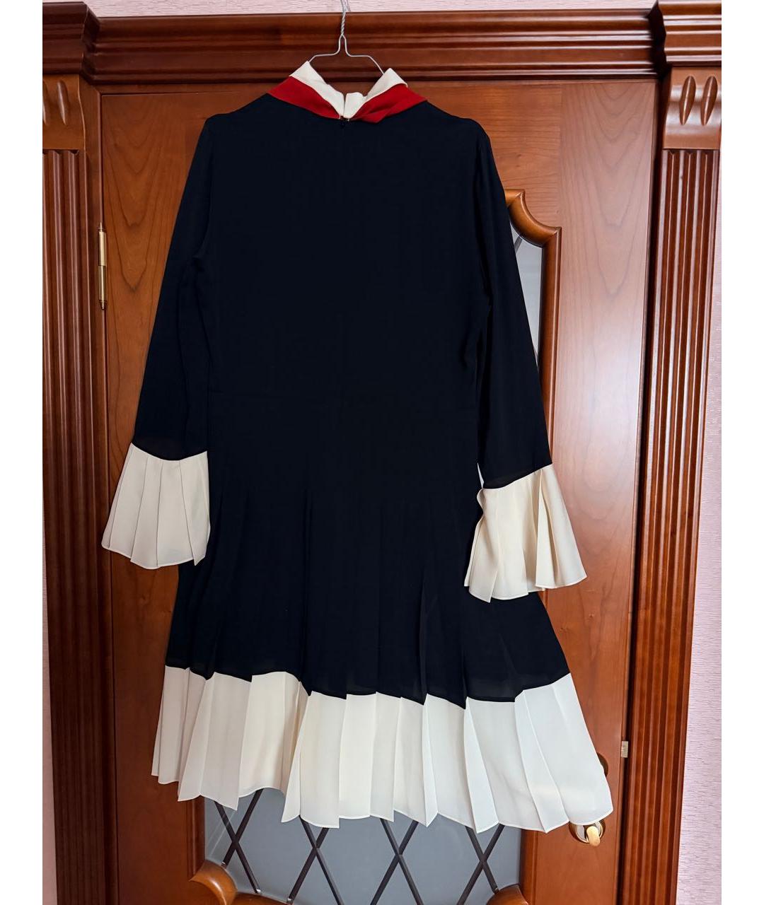 GUCCI Черное шелковое платье, фото 2