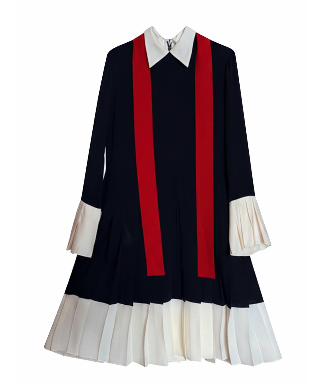 GUCCI Черное шелковое платье, фото 1