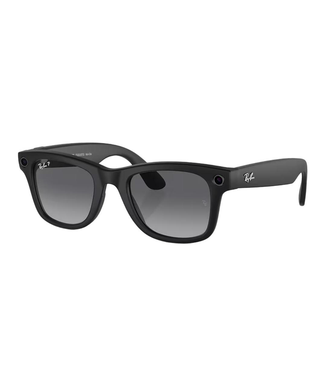 RAY BAN Черные солнцезащитные очки, фото 1