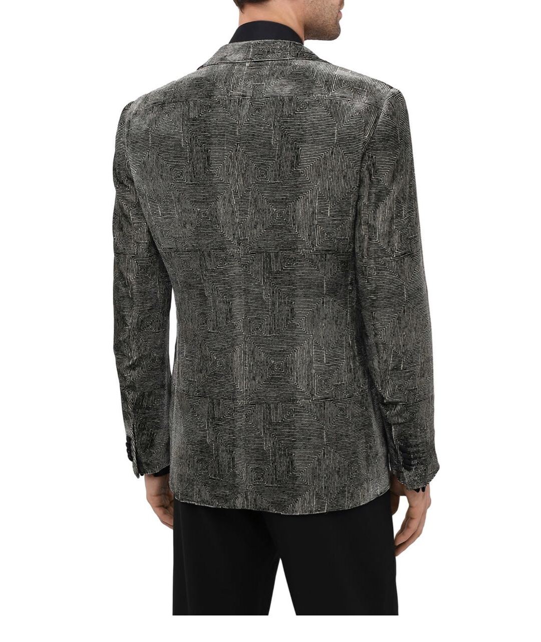 GIORGIO ARMANI Серый вискозный пиджак, фото 3