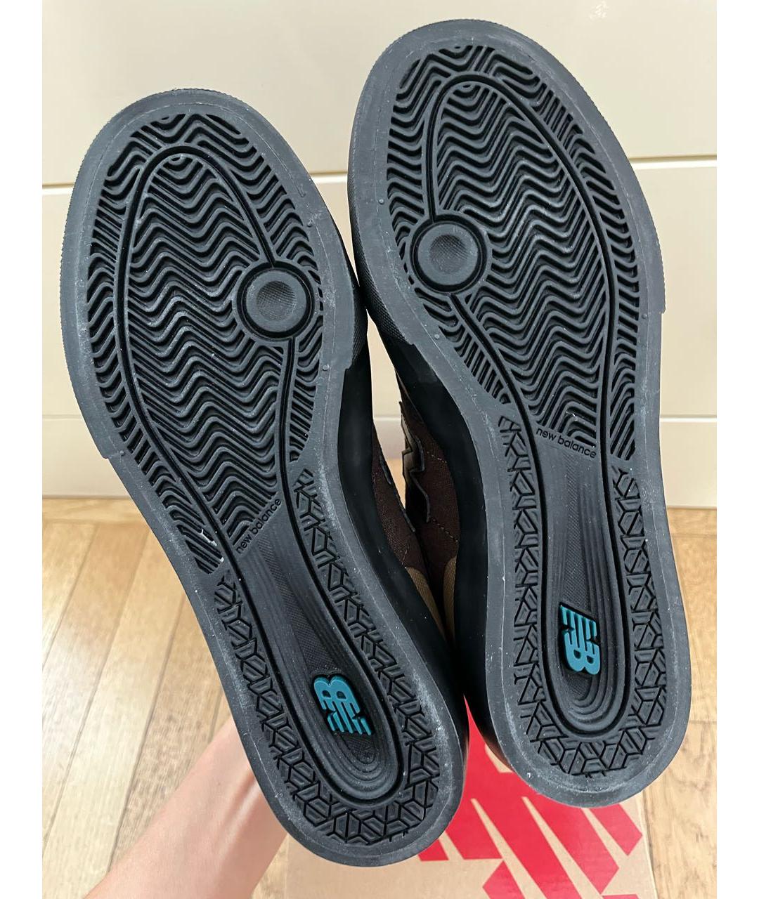 NEW BALANCE Коричневые замшевые кеды, фото 5