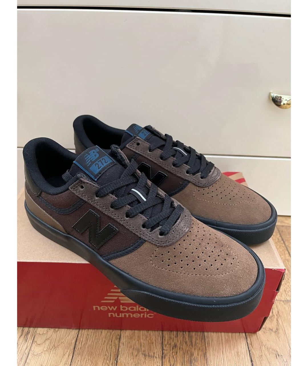 NEW BALANCE Коричневые замшевые кеды, фото 7