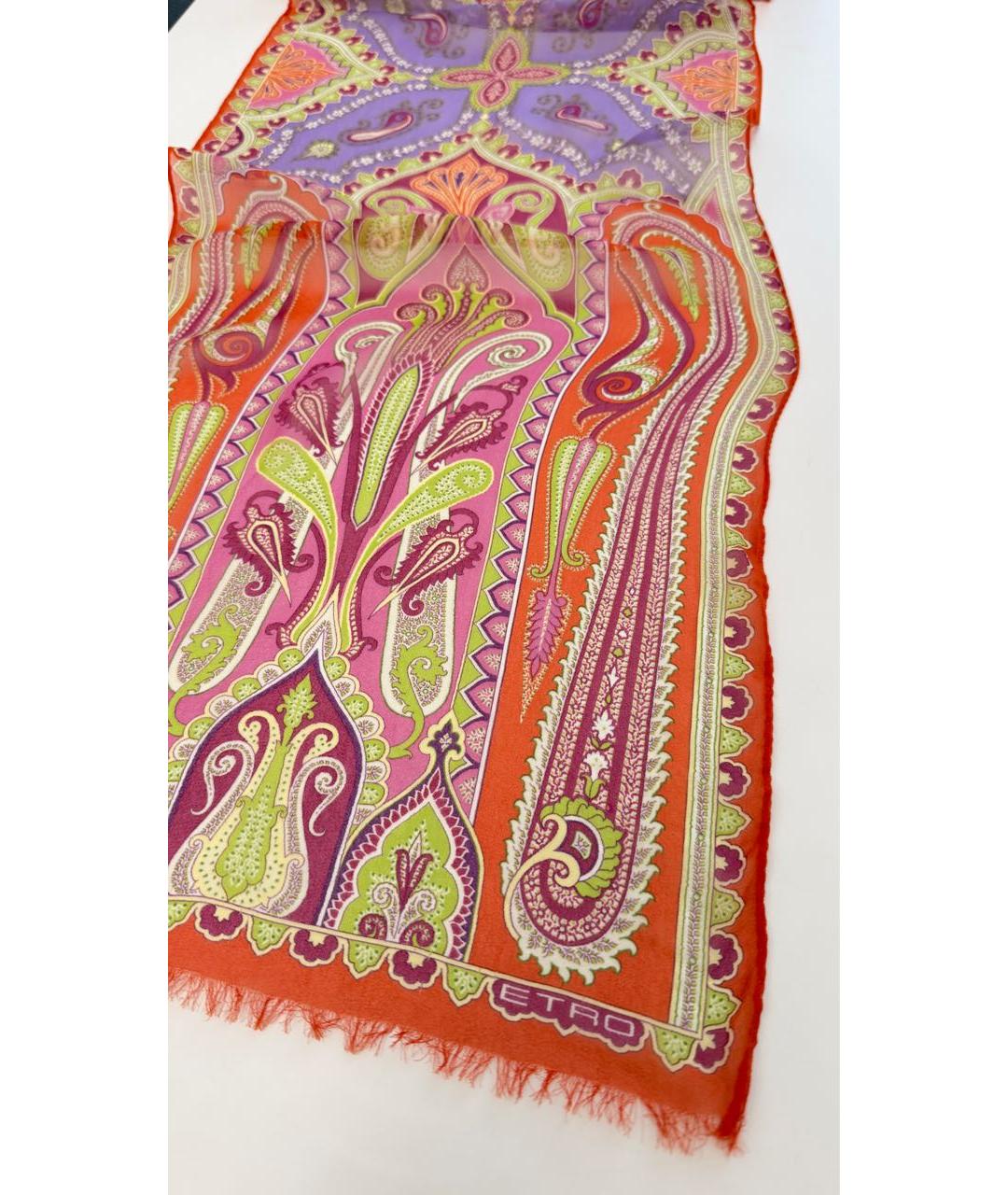 ETRO Мульти шелковый платок, фото 3