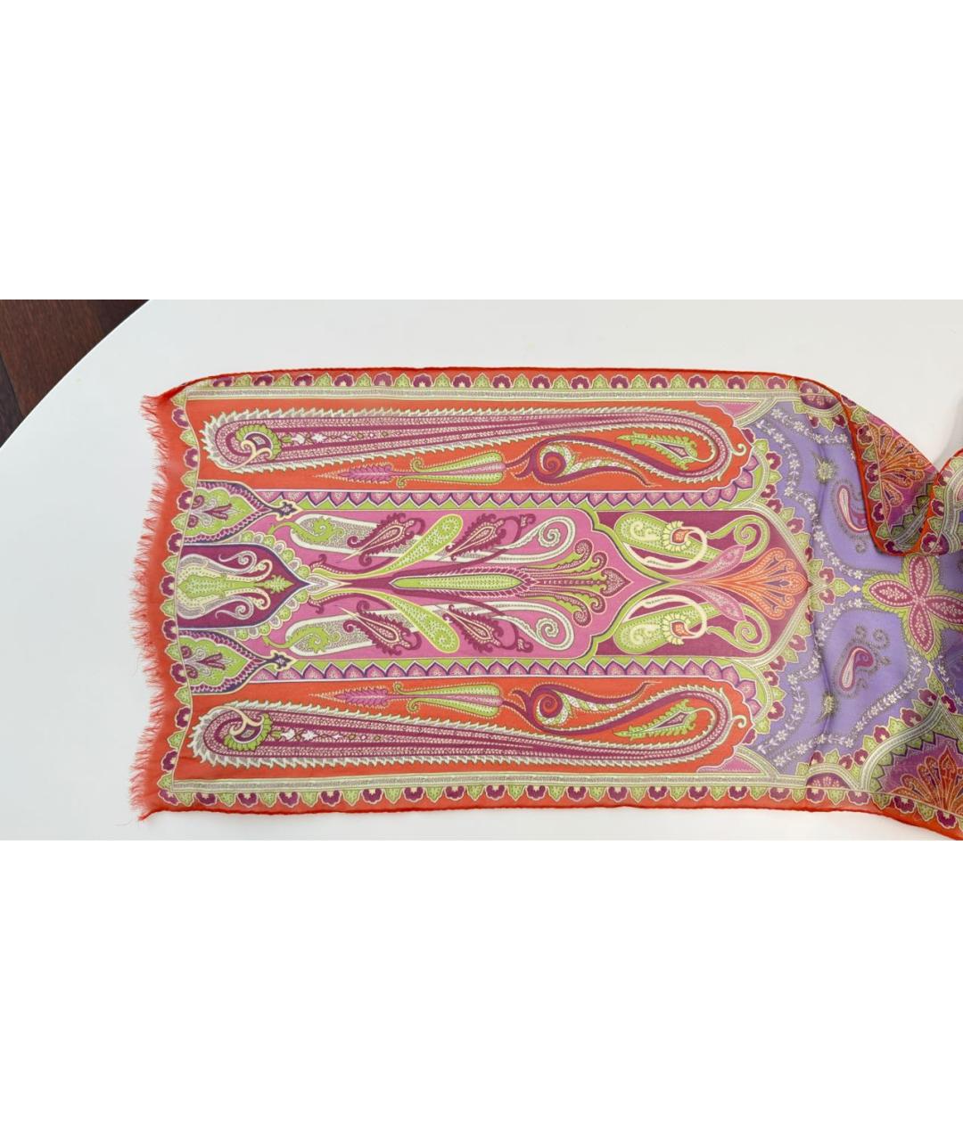 ETRO Мульти шелковый платок, фото 4