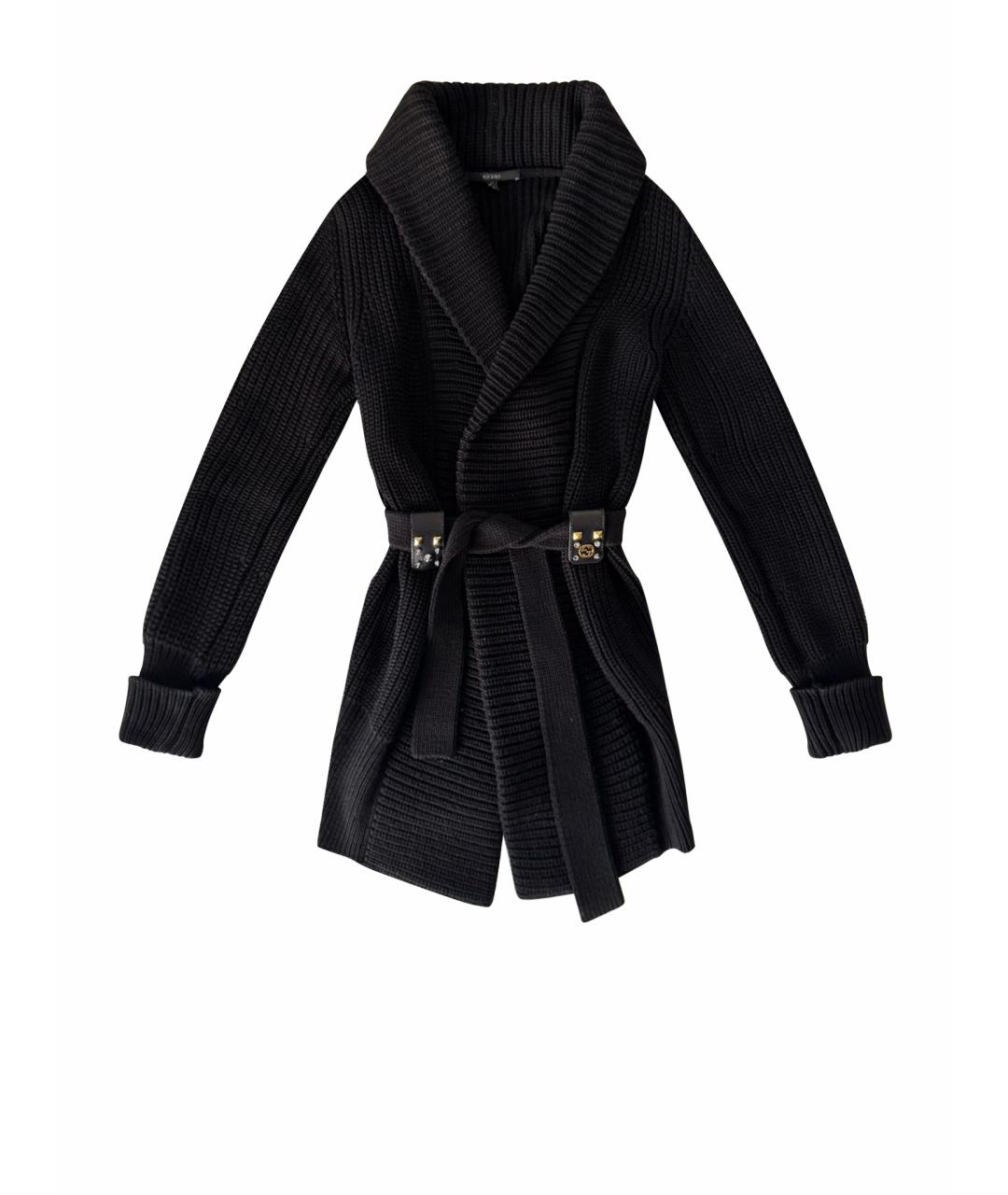 GUCCI Темно-синий шерстяной кардиган, фото 1