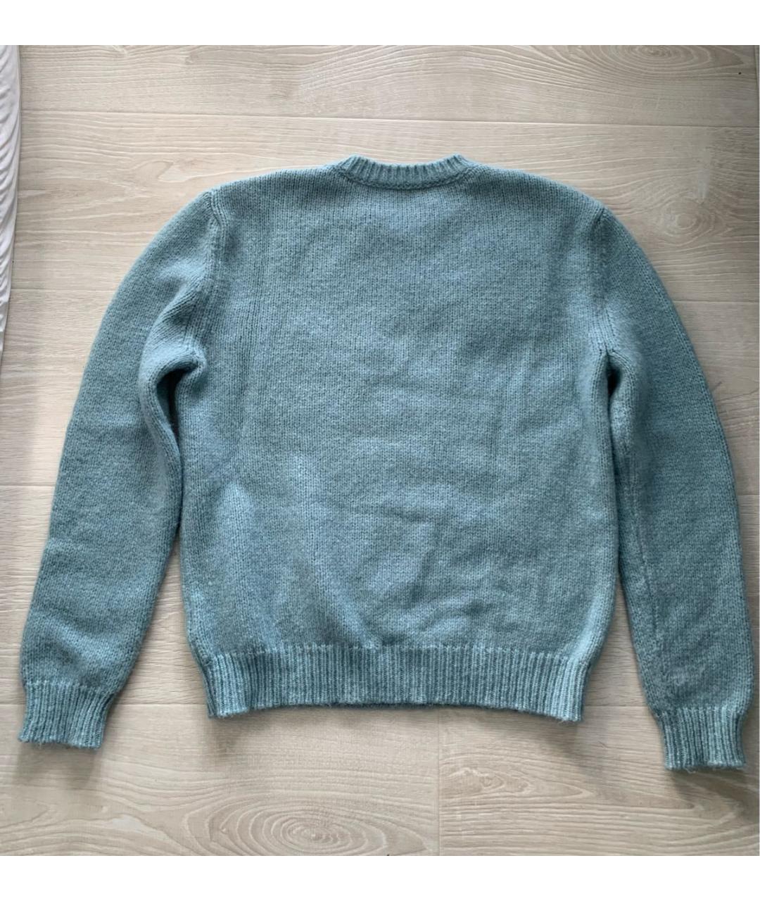 DSQUARED2 Голубой шерстяной джемпер / свитер, фото 2