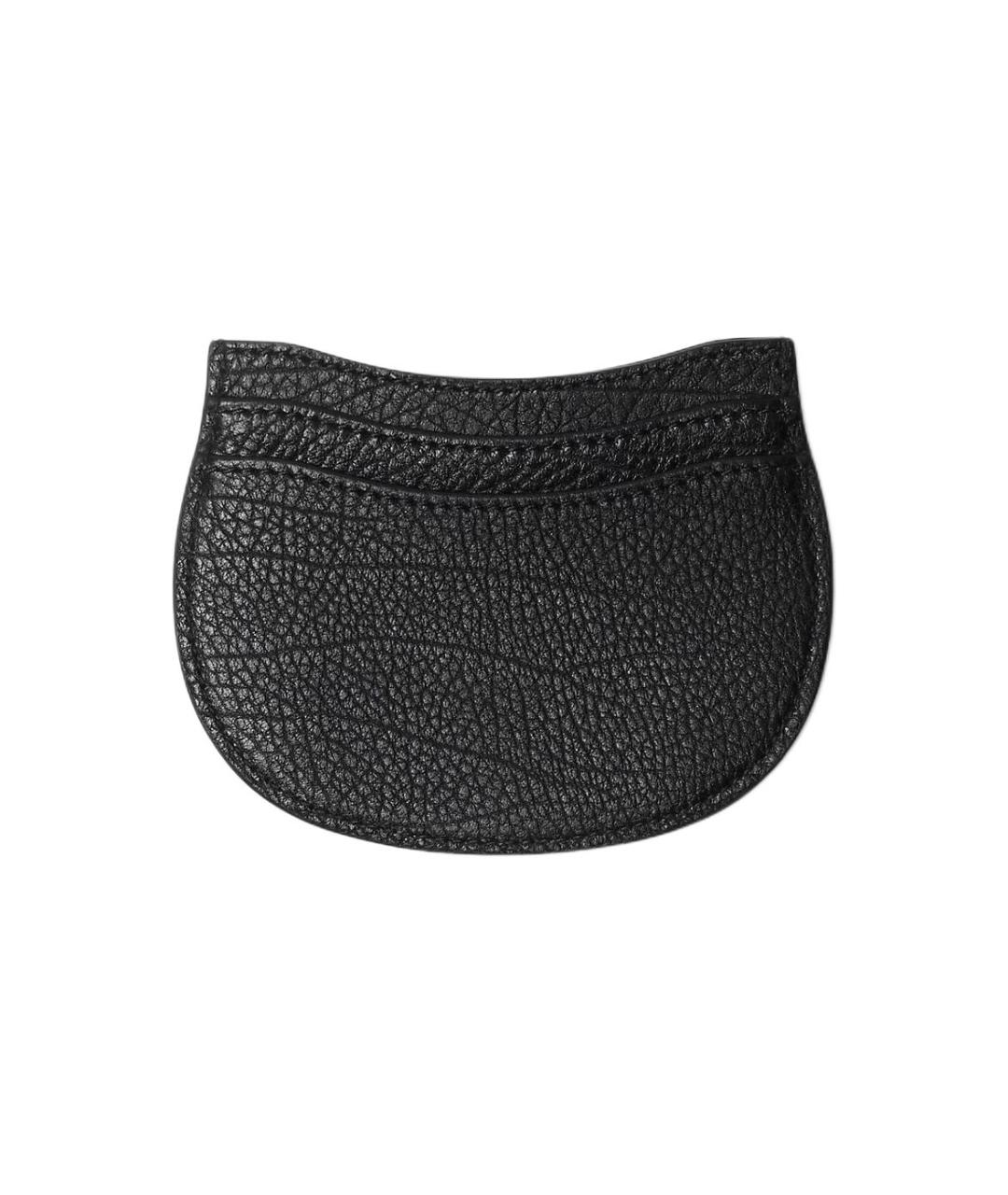 BURBERRY Черный кожаный кардхолдер, фото 2