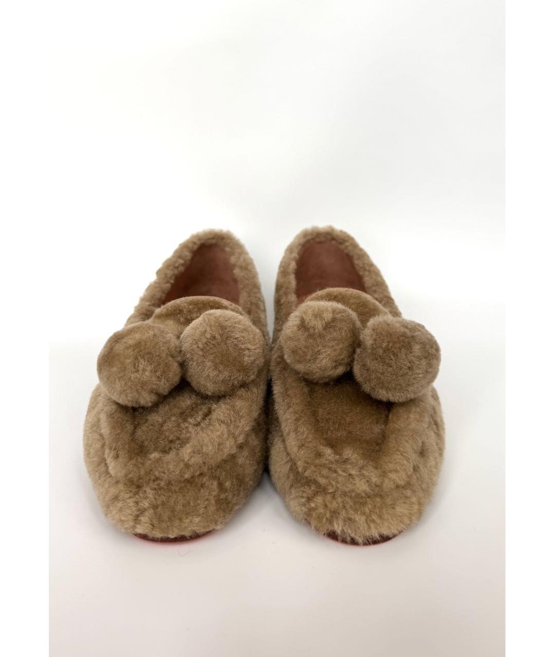 SANTONI Бежевые лоферы, фото 2